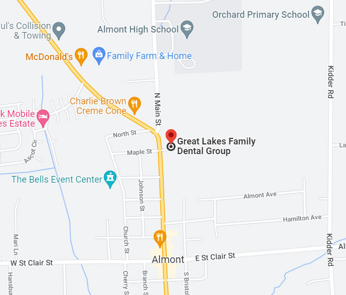 Great Lakes Family Dental Map Location