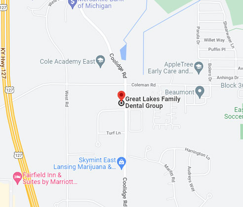 Great Lakes Family Dental Map Location