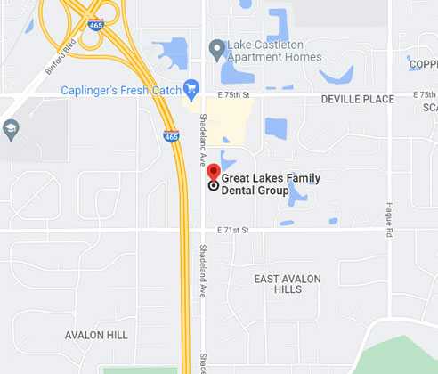 Great Lakes Family Dental Map Location