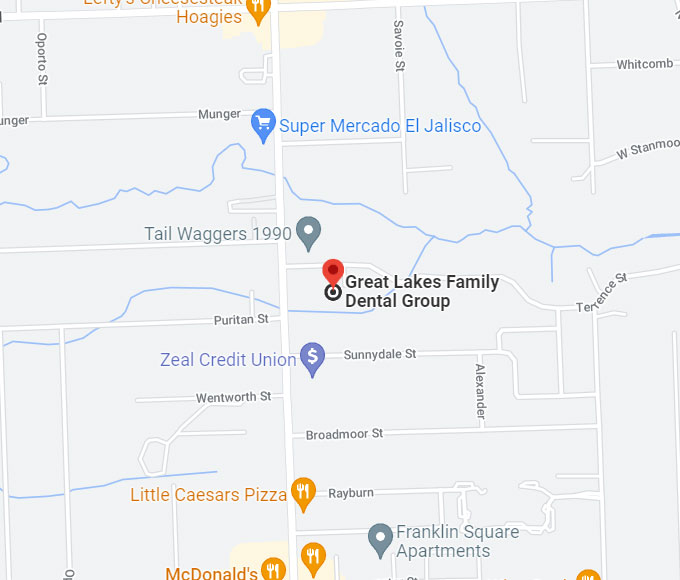 Great Lakes Family Dental Map Location