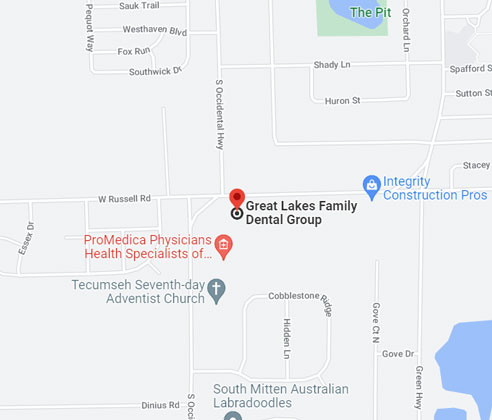 Great Lakes Family Dental Map Location