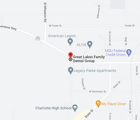 Great Lakes Family Dental Map Location