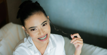 Woman with Braces